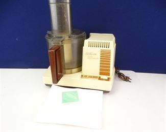 Vintage Sunbeam Food Processor