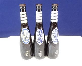 Vintage, Limited Edition Glass Coors Beer Bottles