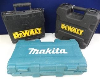 DeWalt Makita Empty Tool Cases