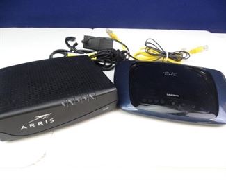Cisco Arris Brand Home Routers w Power  Ethernet