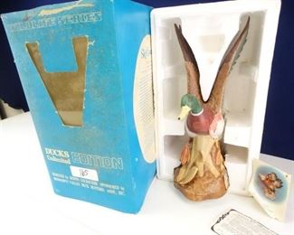 Wildlife Series, Ducks Unlimited, Ski Country Decanter