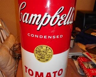 Campbell Tomato Soup Waste Basket