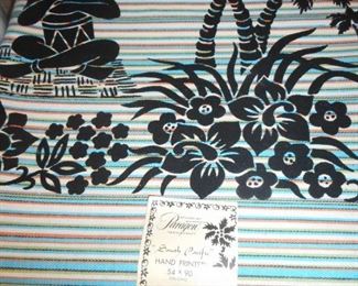 Mid Century Paragon South Pacific Printed 54x90
