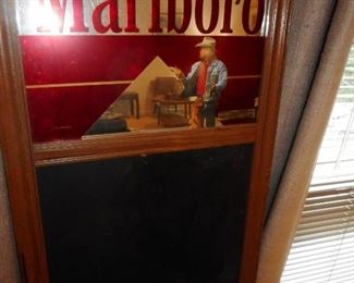 Advertising Marlboro Mirror/Chalk Board