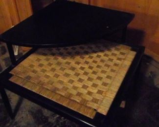 Mid Century Corner Table, Rush Middles Has Chairs and Stools