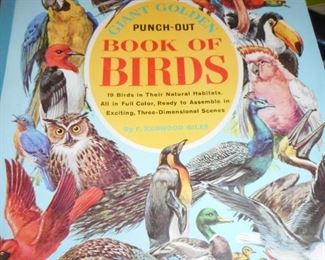 Golden Book Cut Out of Birds..Never Cut
