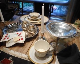 Vintage Gorham Sterling Candlesticks ,