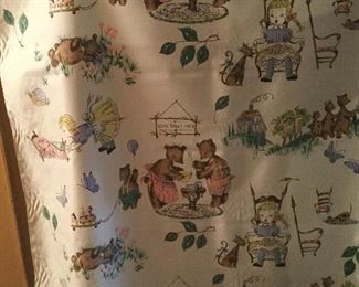 Vintage Goldy Locks 3 Bears Fabric
