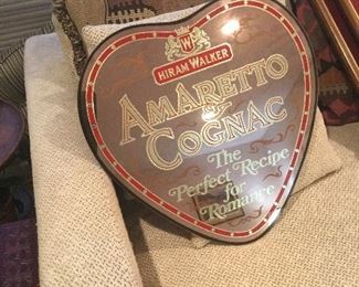 Amaretto Cognac Shape of Heart Mirror