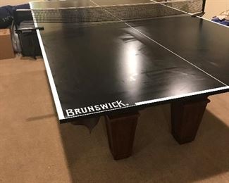 Ping pong and pool table. Table is smaller table. 7 feet ? great for smaller areas. 