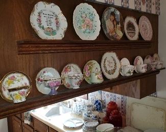 Collectible plates & tea sets