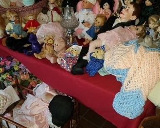 Dolls, many types including a reborn