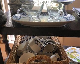 Blue and White Dishes