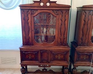 West End Furniture Co. antique china cabinet. Approximately 100 years old in excellent condition. 42 x 17 x 72