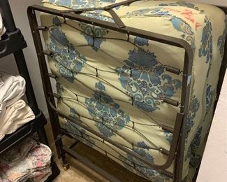 Vintage fold-away cot