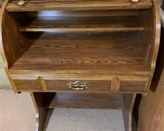 Oak Roll top desk