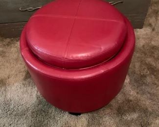 Red Footstool