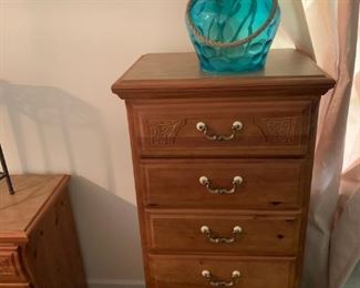 Great lingerie cabinet - two other pieces to match