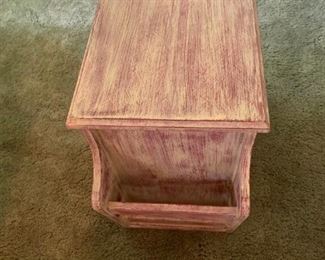 Distressed end tables - there are two of these