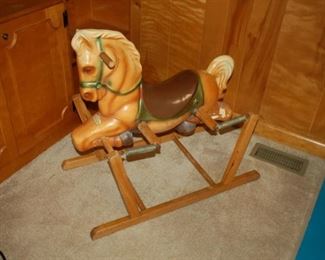"Wonder Horse" vintage rocking horse
