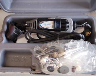 Dremel tool with attachments