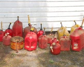 Gas cans, all shapes and sizes!