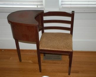 Vintage telephone desk