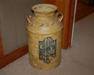 Vintage milk can