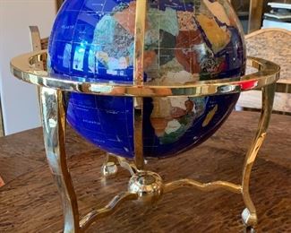 13in Gemstone Globe	