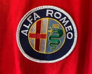 AC Volz Alfa Romeo Vintage Race Suit Vintage	Sz 52-54