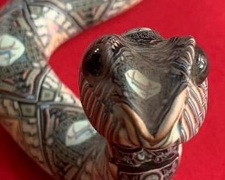 Ceramic Snake Sculpture 