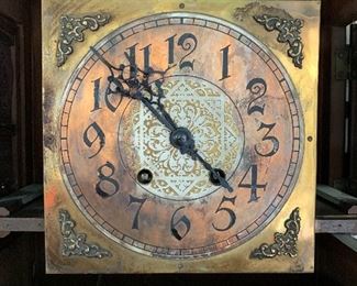Ornate Antique  Wall Clock	28x15x8in	HxWxD	