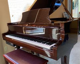 Kohler & Campbell SKG 600 5ft9in Baby Grand Piano (player)	40x60x69in HxWxD (Premium High Gloss Mahogany finish. It has a PianoDisc Player..  Price includes professional  moving and set-up.)  