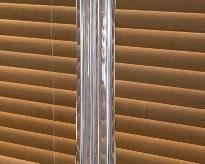 Clear Glass stretch vase 24in