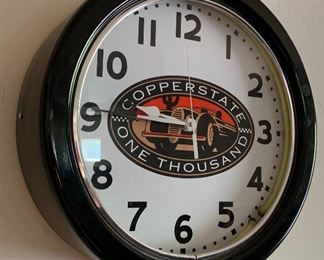 Copperstate One Thousand Lighted Wall Clock	16in diameter	