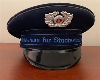 East German Officers hat Ministerium Fur Staatssicherheit