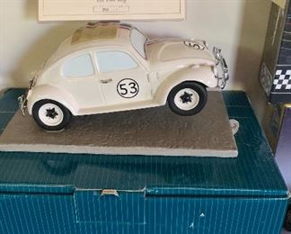 Walt Disney Rarin to Race Love Bug VW in Box	
