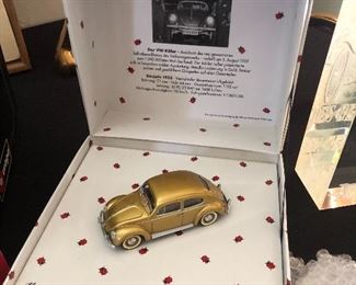 RARE!! VW BEETLE KAFER "DER MILLIONSTE" DIECAST CAR 1955