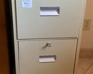 2-Drawer Rolling File Cabinet	