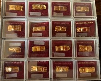 Many Clivedon Collection Gold Auto Pins