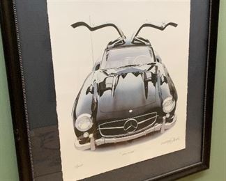 *Signed* Mercedes Gullwing Harold James Cleworth	 
