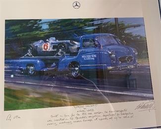 *Signed* Nicholas Watts Mercedes Express Delivery 14/25 Litho	
