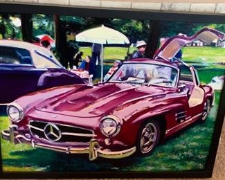 Jim Jermantowicz Napa 300SL Oil Painting