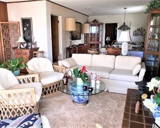 Vintage Asian Decor with Lots of Blue