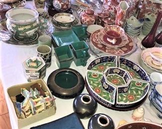 Lots of Asian Serving Pieces