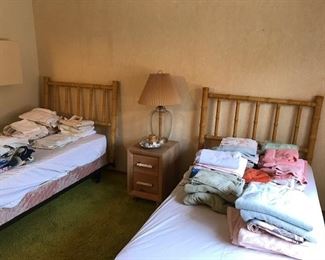 Twin Rattan Headboards 