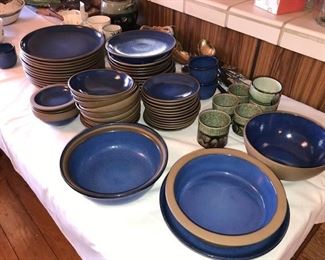 Dozens of Heath Ceramic Plates, Bowls & Serving Pieces