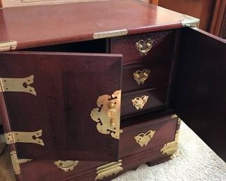 Chinese Wardrobe & Small Dresser