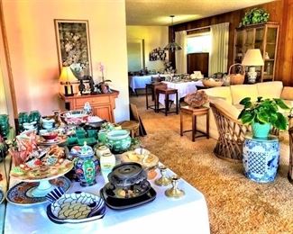 Loaded with Asia Serving Pieces & Smalls