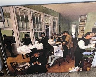 JN004 Edgar Degas Cotton Office Giclee Oil on Canvas Local Pickup https://www.ebay.com/itm/113848505973